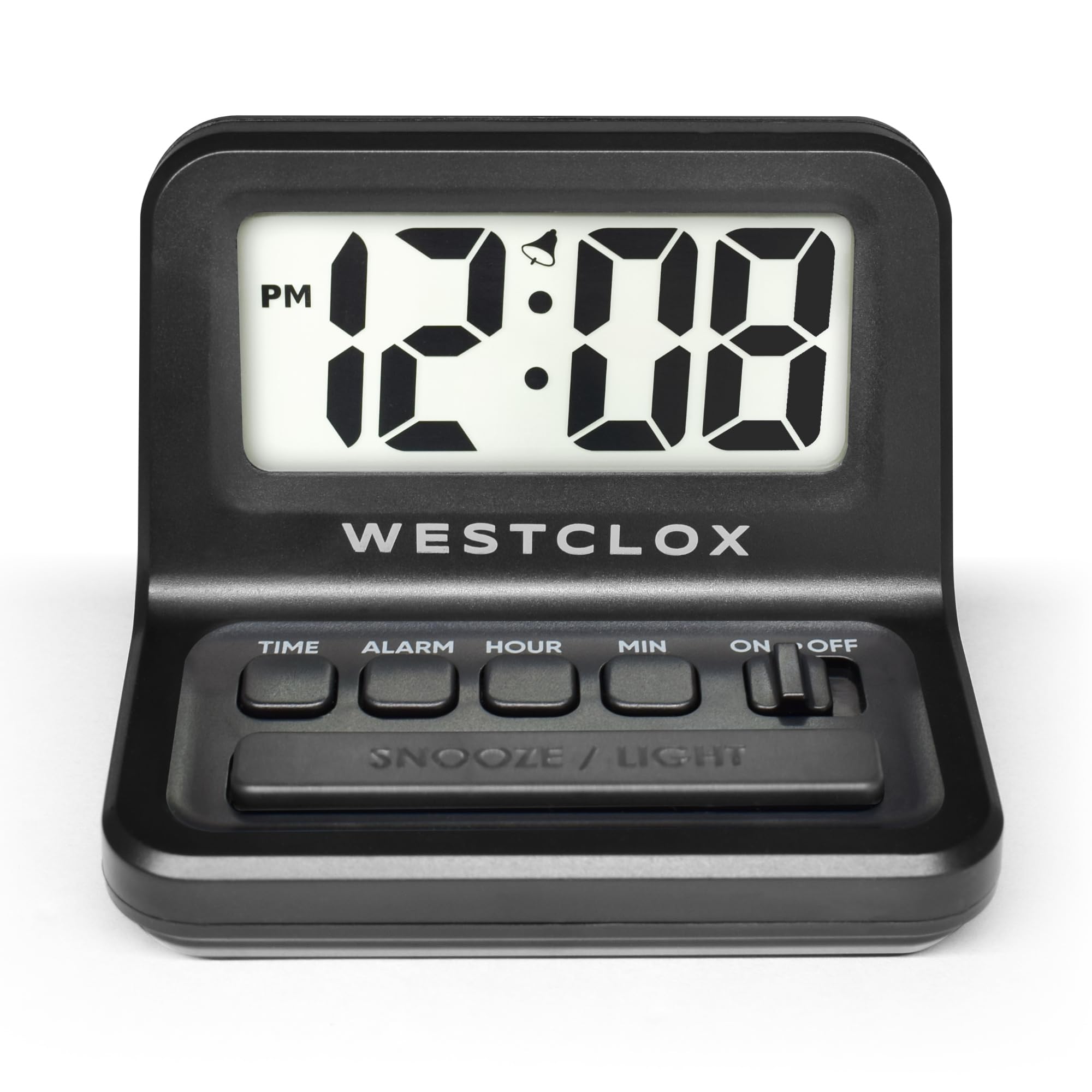 Amazon.com: Westclox LCD Digital Bedside Alarm Clock with White